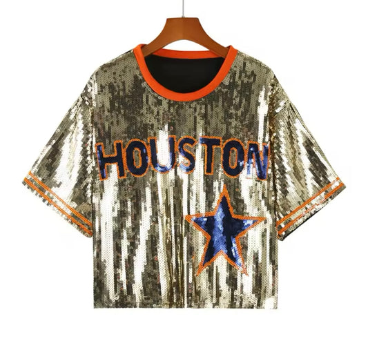 Astros Sequin Shirts