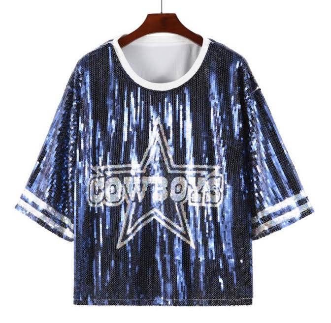 Cowboys Sequin Shirt