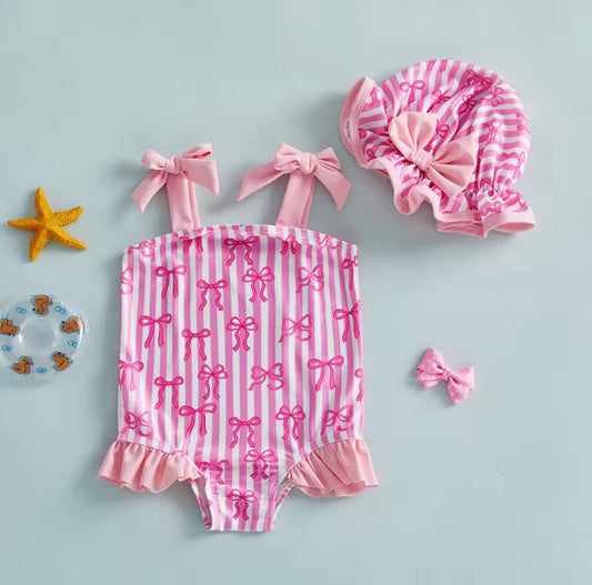 Baby Summer Swimsuit with Hair Cap