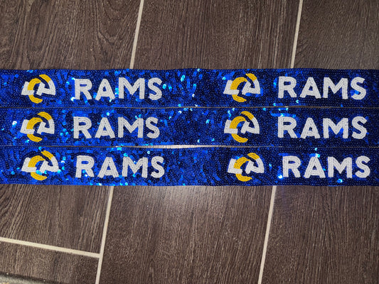 Los Angeles Ram Sequin Beaded Purse Strap