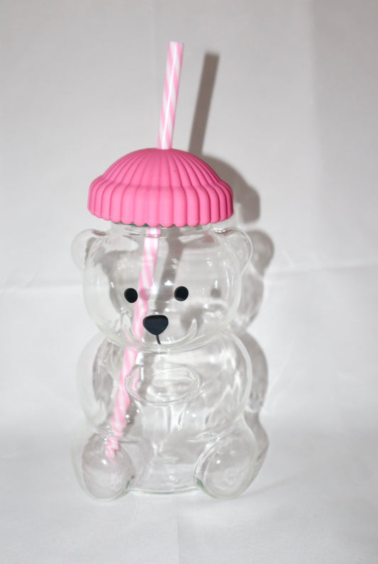 Glass Bear Coffee Cups