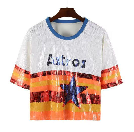 Astros Sequin Shirts