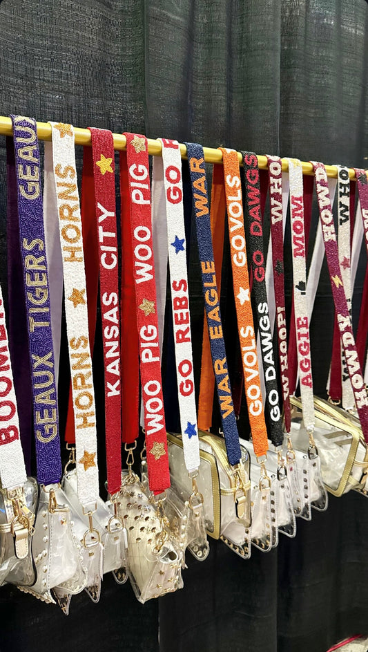 Game Day Beaded Purse Strap