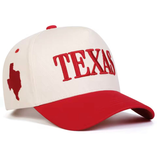 “TEXAS” Embroidered Canvas Hat