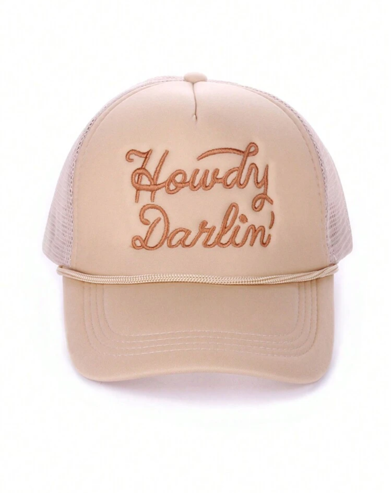 Howdy Darlin’ Embroidered Trucker Hat