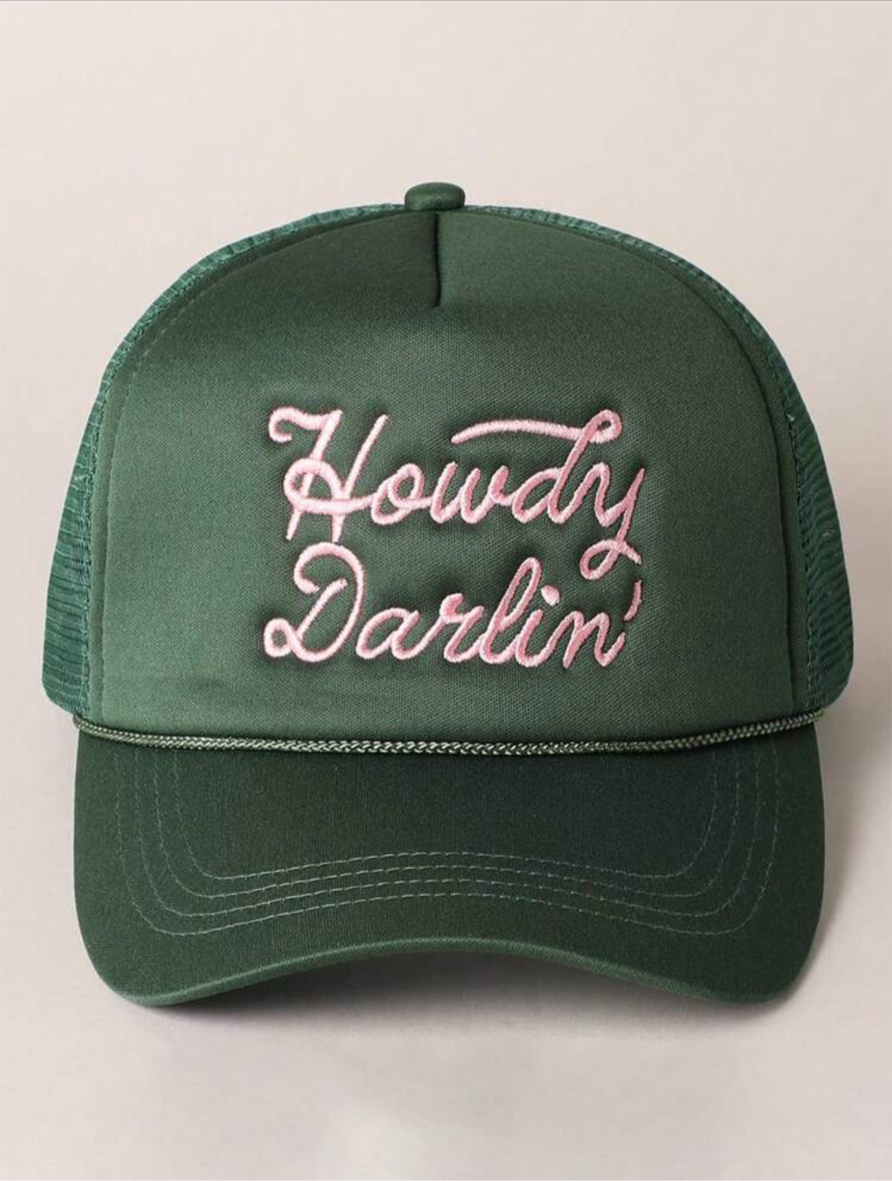 Howdy Darlin’ Embroidered Trucker Hat