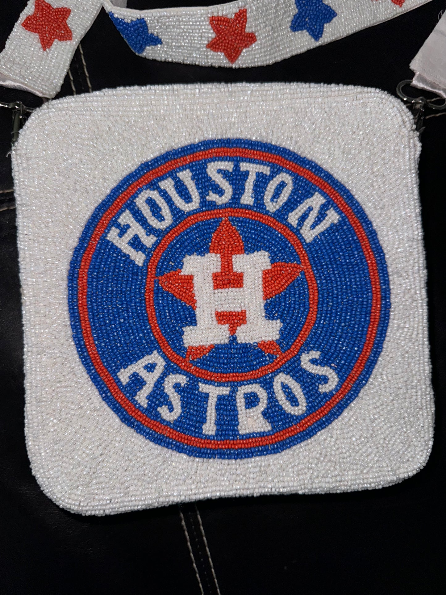 Houston Astros Beaded Purse