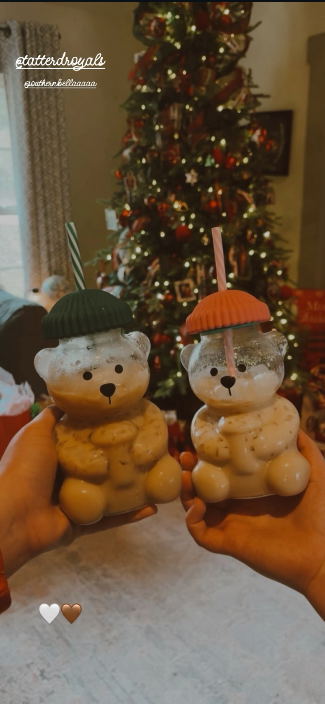 Glass Bear Coffee Cups