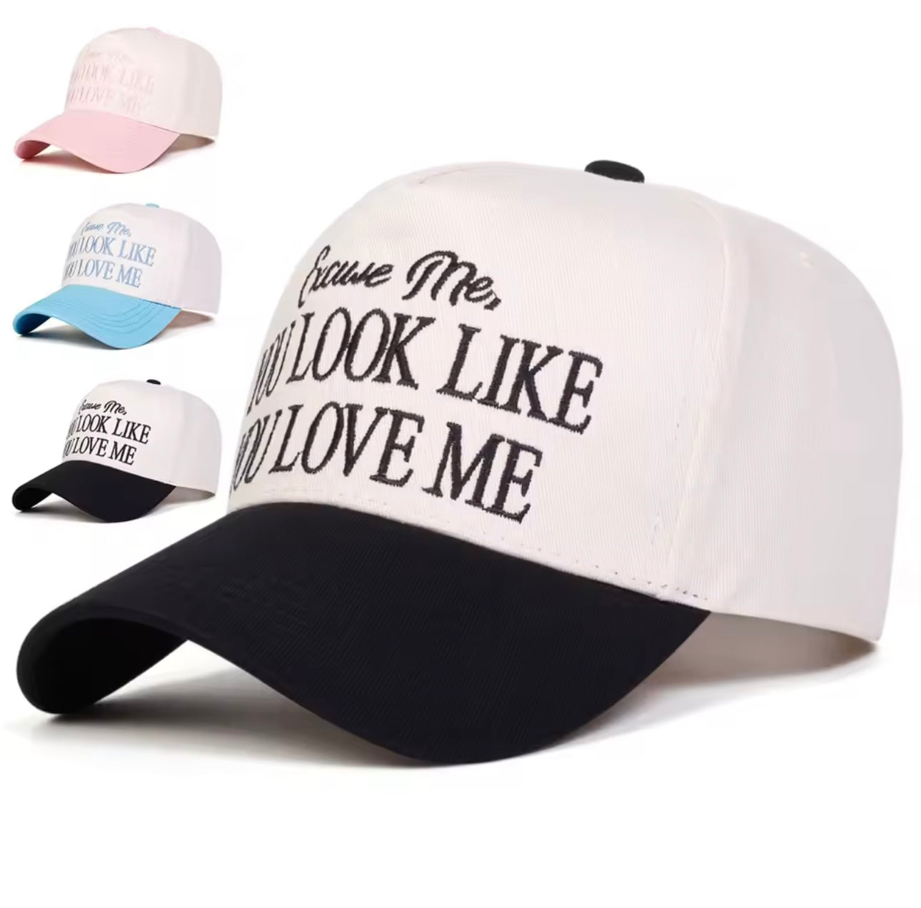“You Look like You Love Me” Embroidered Trucker Hats