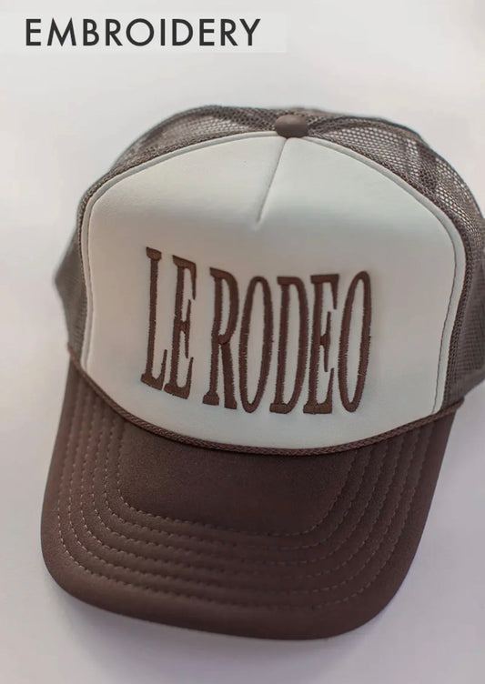 Le Rodeo Embroidered Trucker Hat
