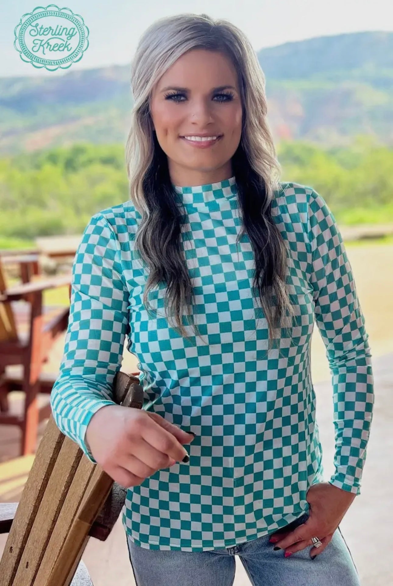 Checkered Mesh Shirts