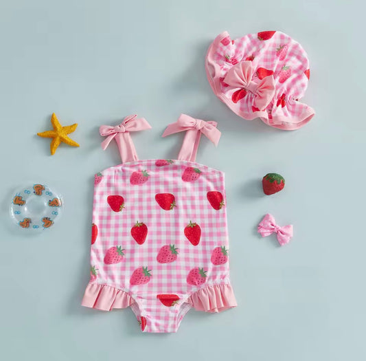 Baby Summer Swimsuit with Hair Cap