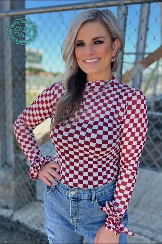 Checkered Mesh Shirts