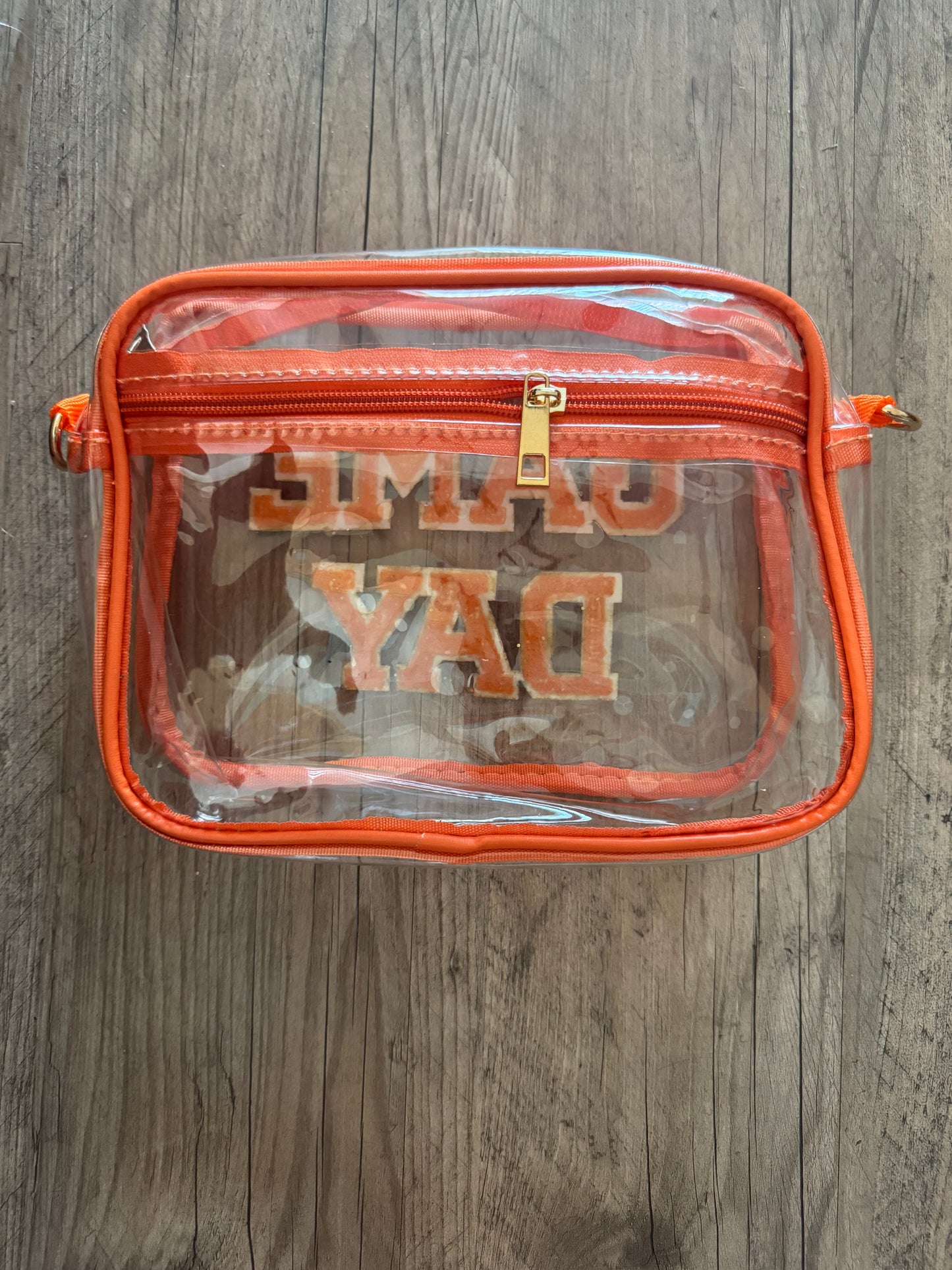Clear “Game Day” Stadium Bag