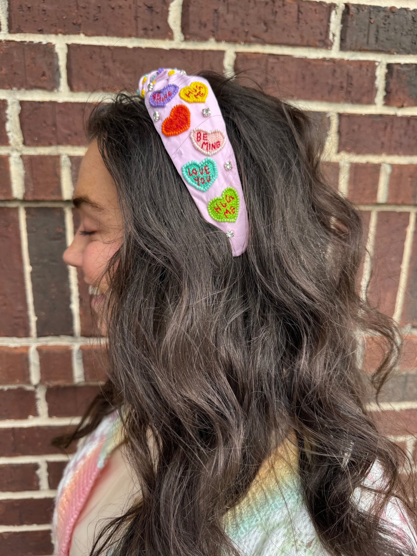 Conversation Heart Valentine Headband