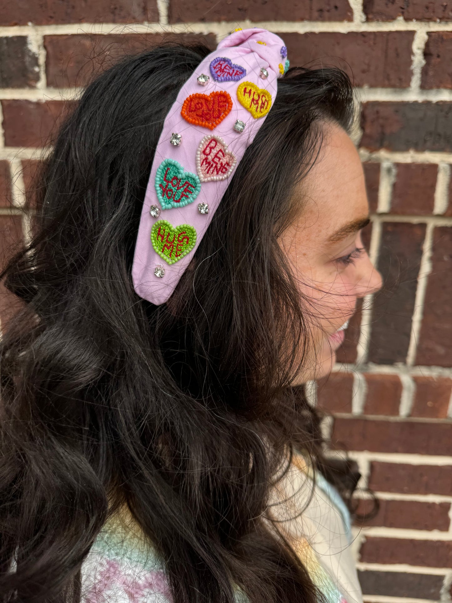 Conversation Heart Valentine Headband