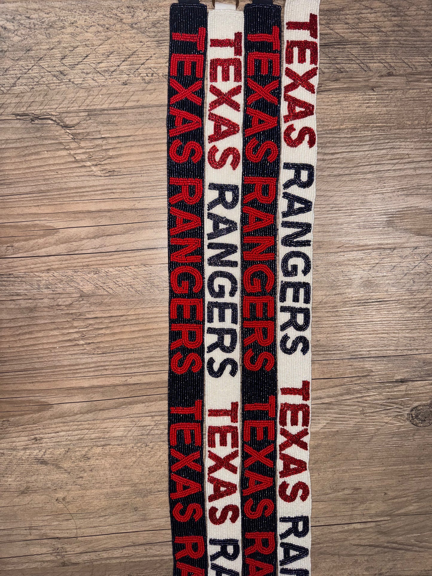 Texas Rangers Beaded Strap