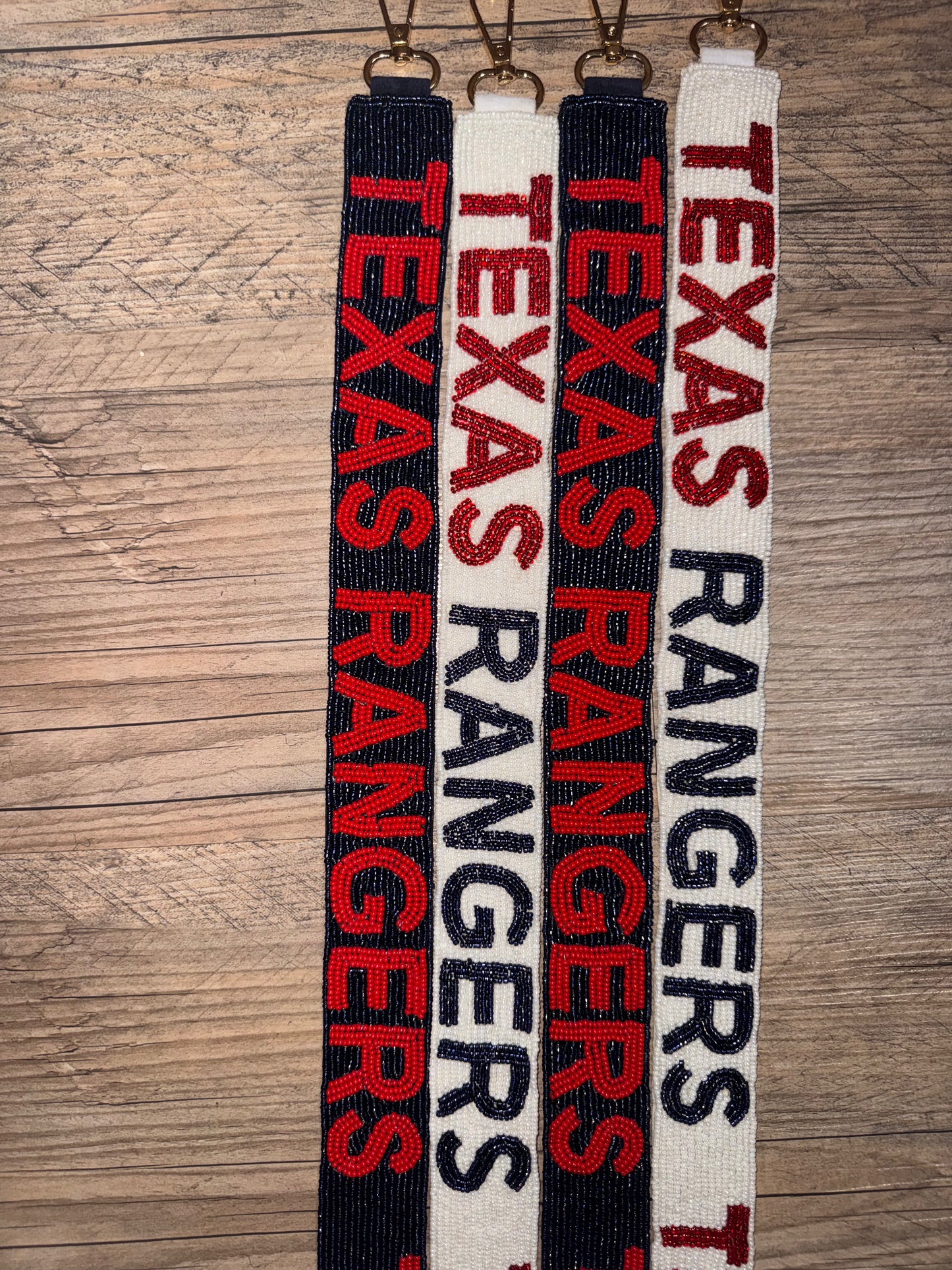 Texas Rangers Beaded Strap