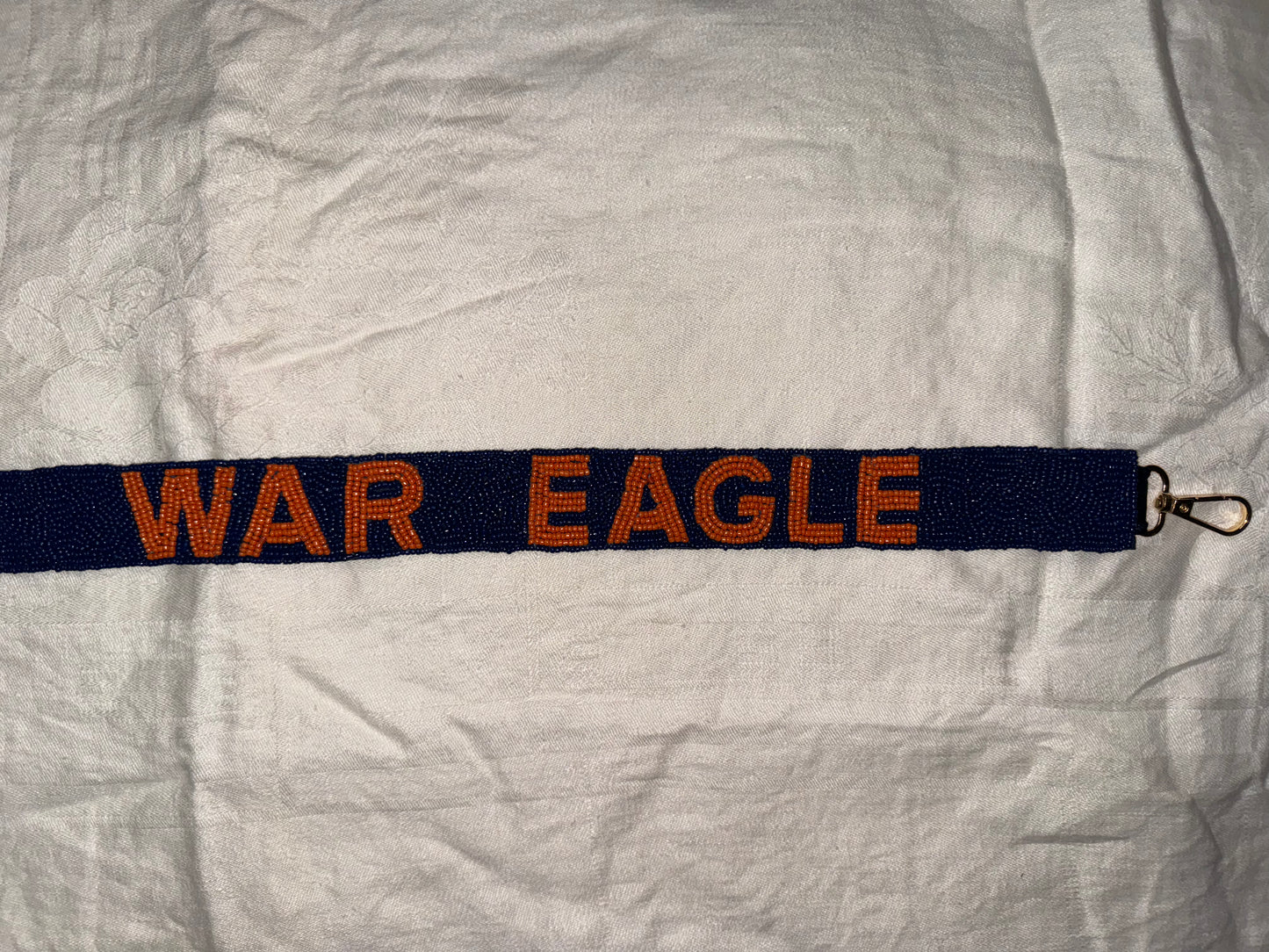 Auburn War Eagle Beaded Purse Strap