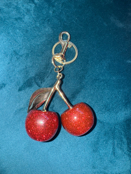 Cherry Bag Charm