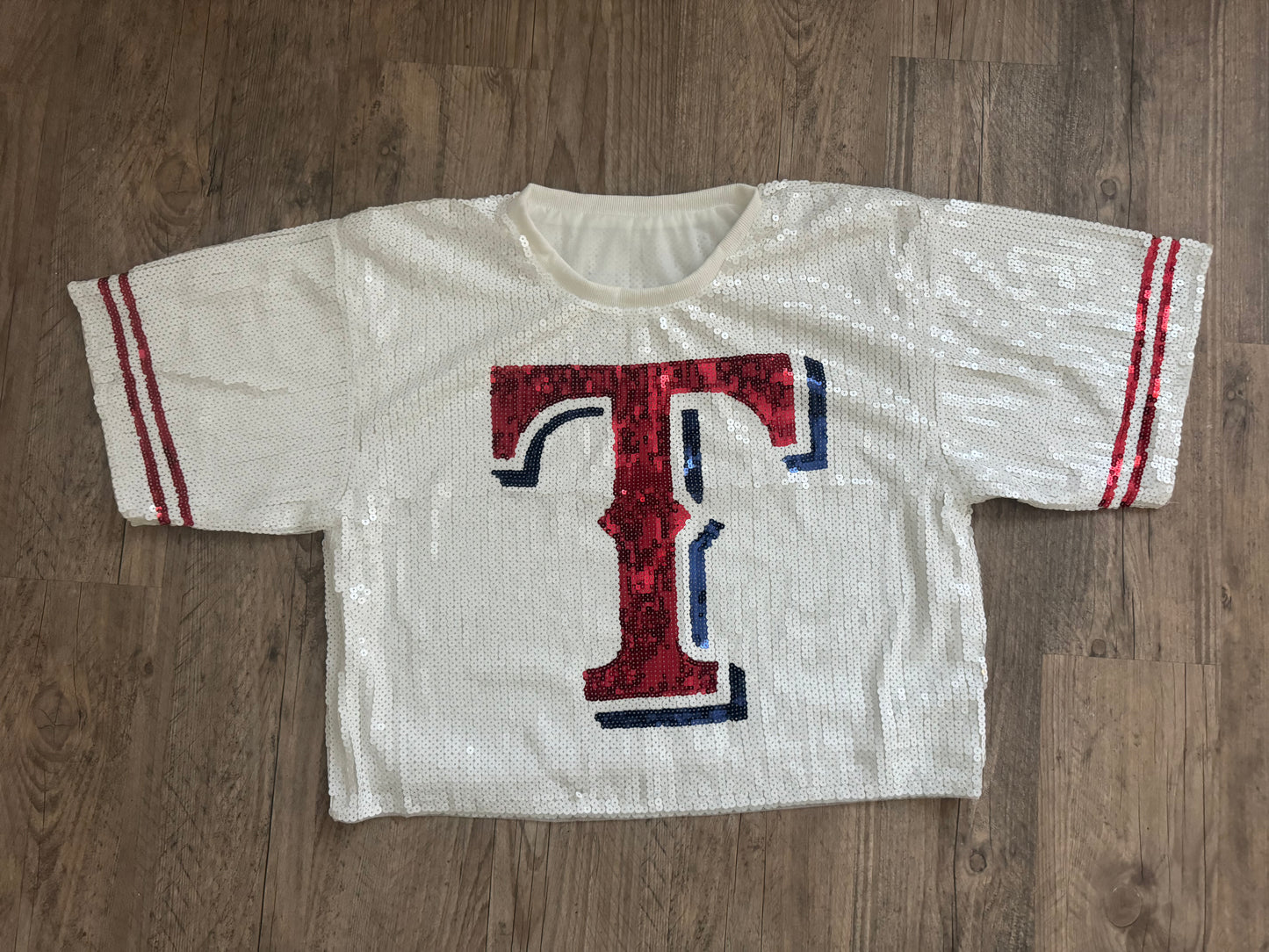 Texas Rangers Sequin Shirt