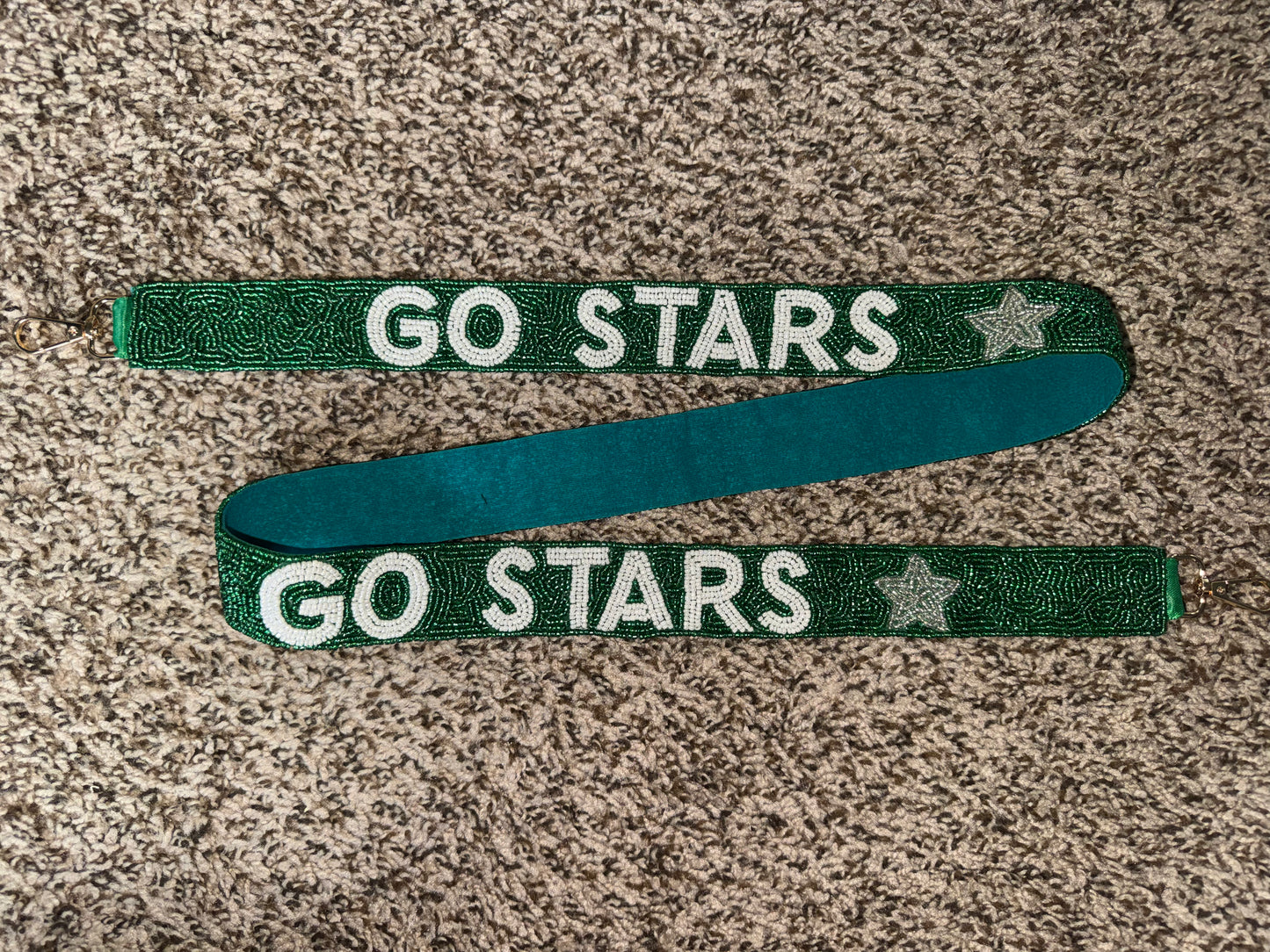 Dallas Stars Beaded Purse Straps