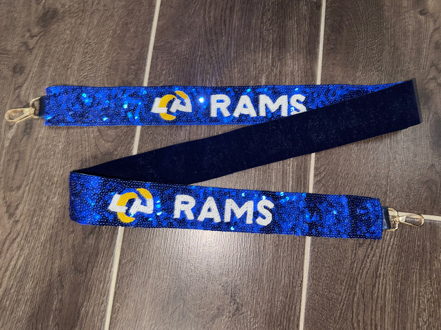 Los Angeles Ram Sequin Beaded Purse Strap