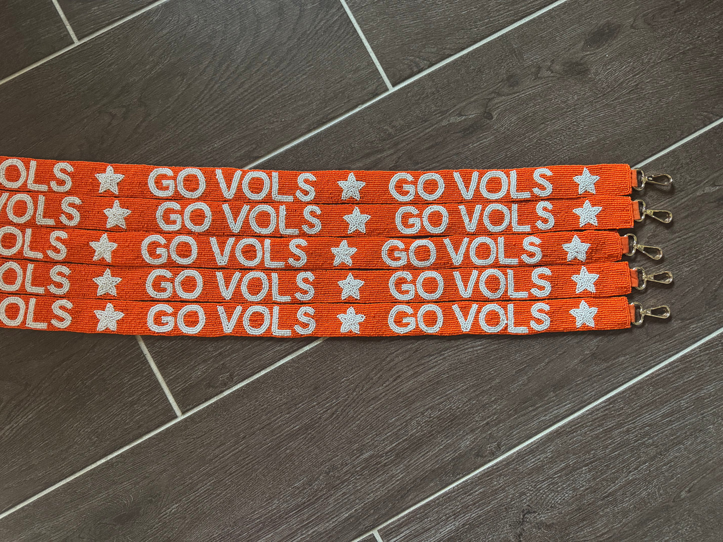Tennessee Pride Beaded Purse Strap - Go Vols