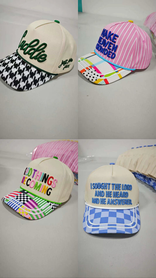 Puff Embroidered Trucker Hats