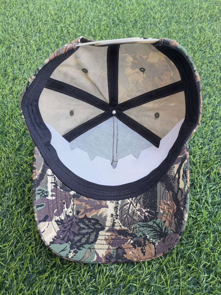 Camo “REVIVAL” Puff Embroidery Trucker Hat