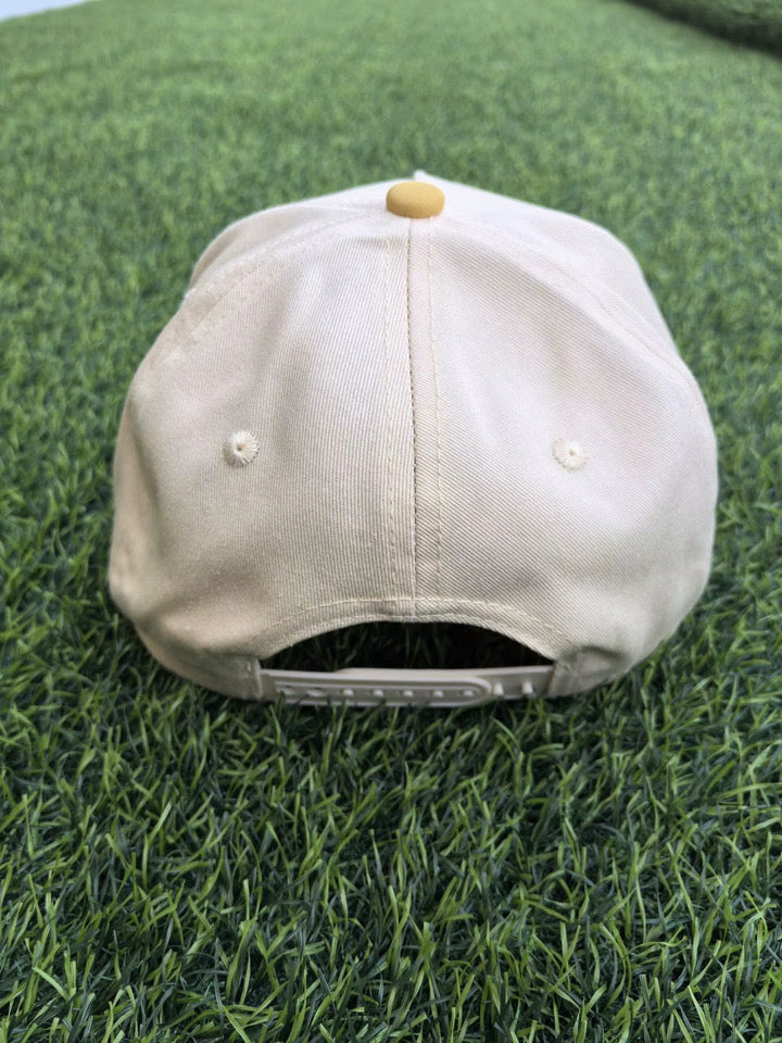 “Make Jesus Famous” Tan Polka Dot Hat