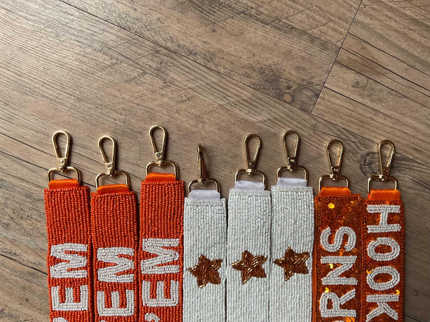 University of Texas Longhorn Hook 'Em Beaded Purse Strap