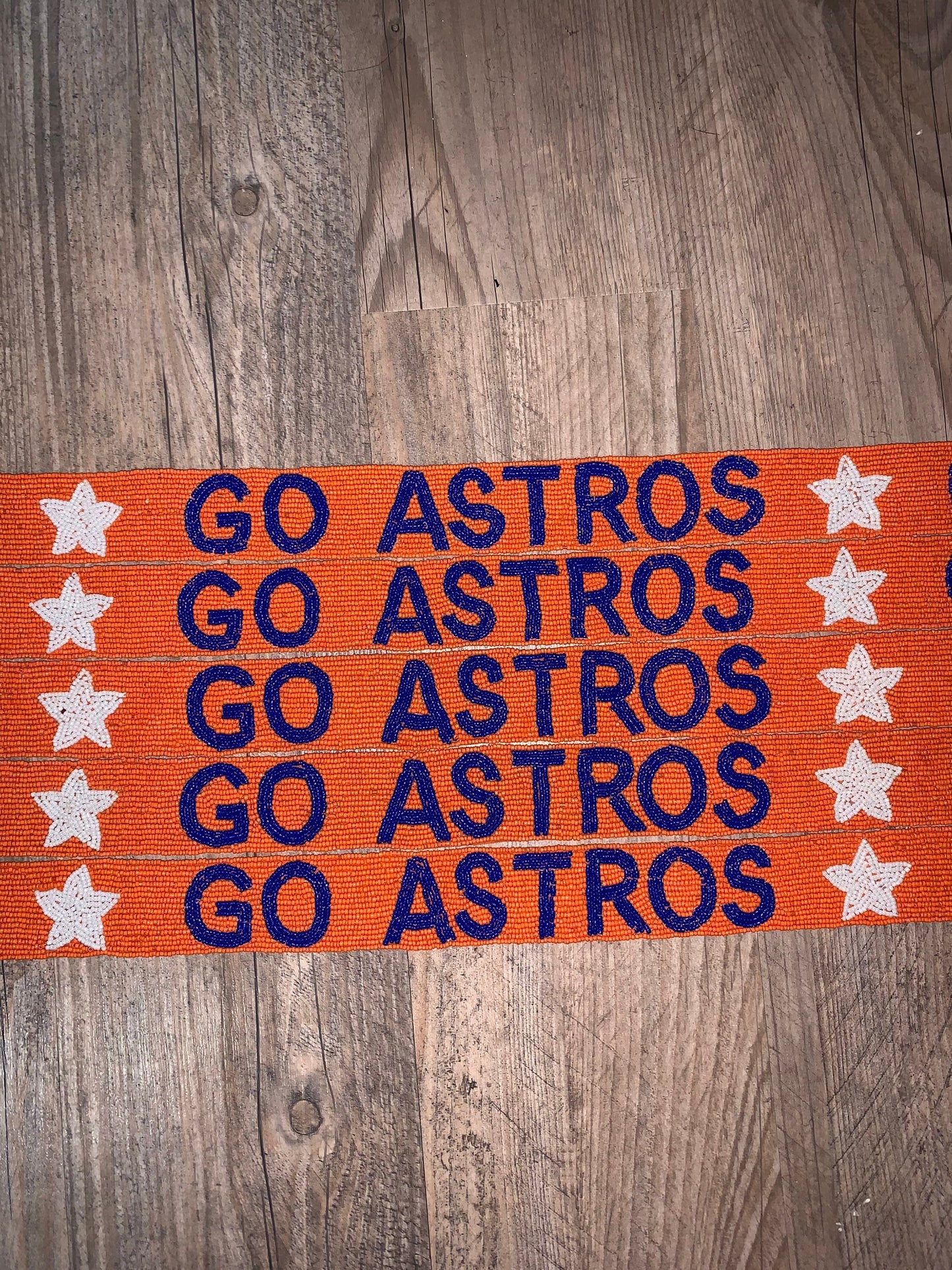 Houston Astros Beaded Purse Straps