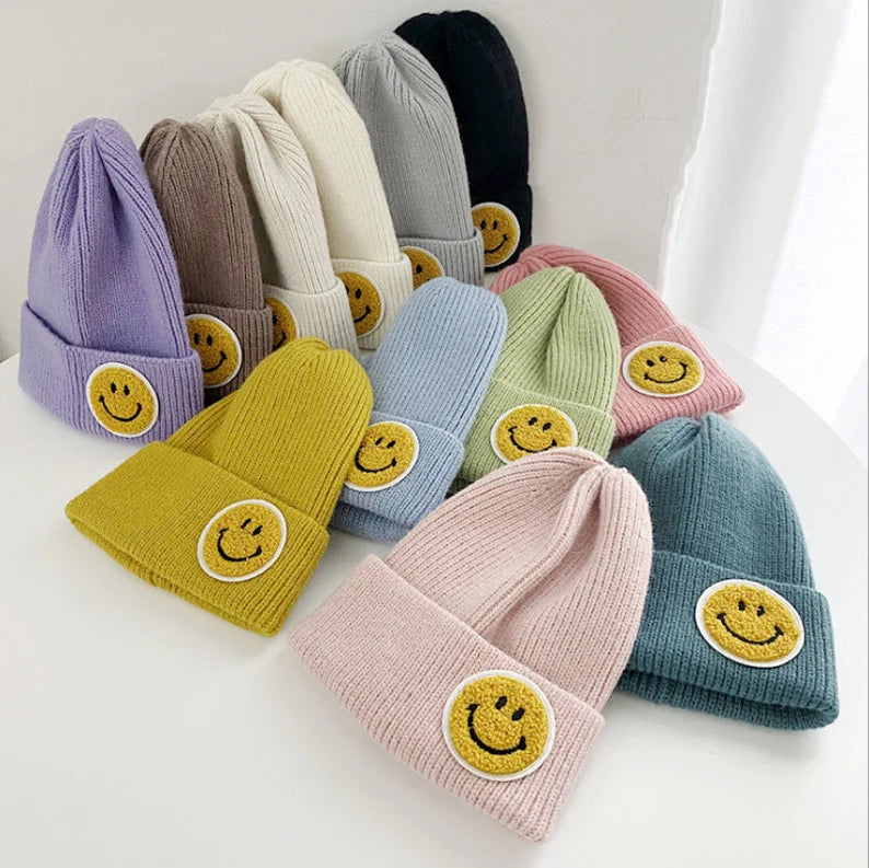 Smiley Face Beanies