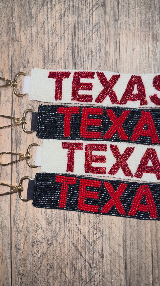 Texas Rangers Beaded Strap