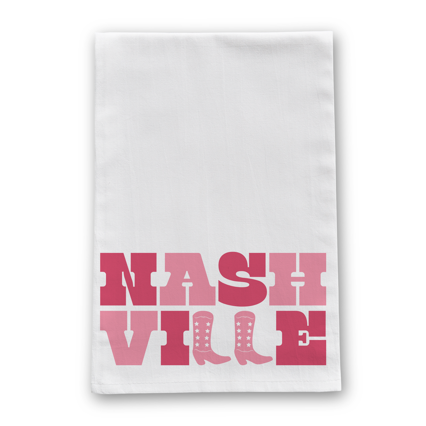 Nashville Boots Tea Towel