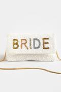 Beaded Bride Clutch