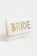 Beaded Bride Clutch